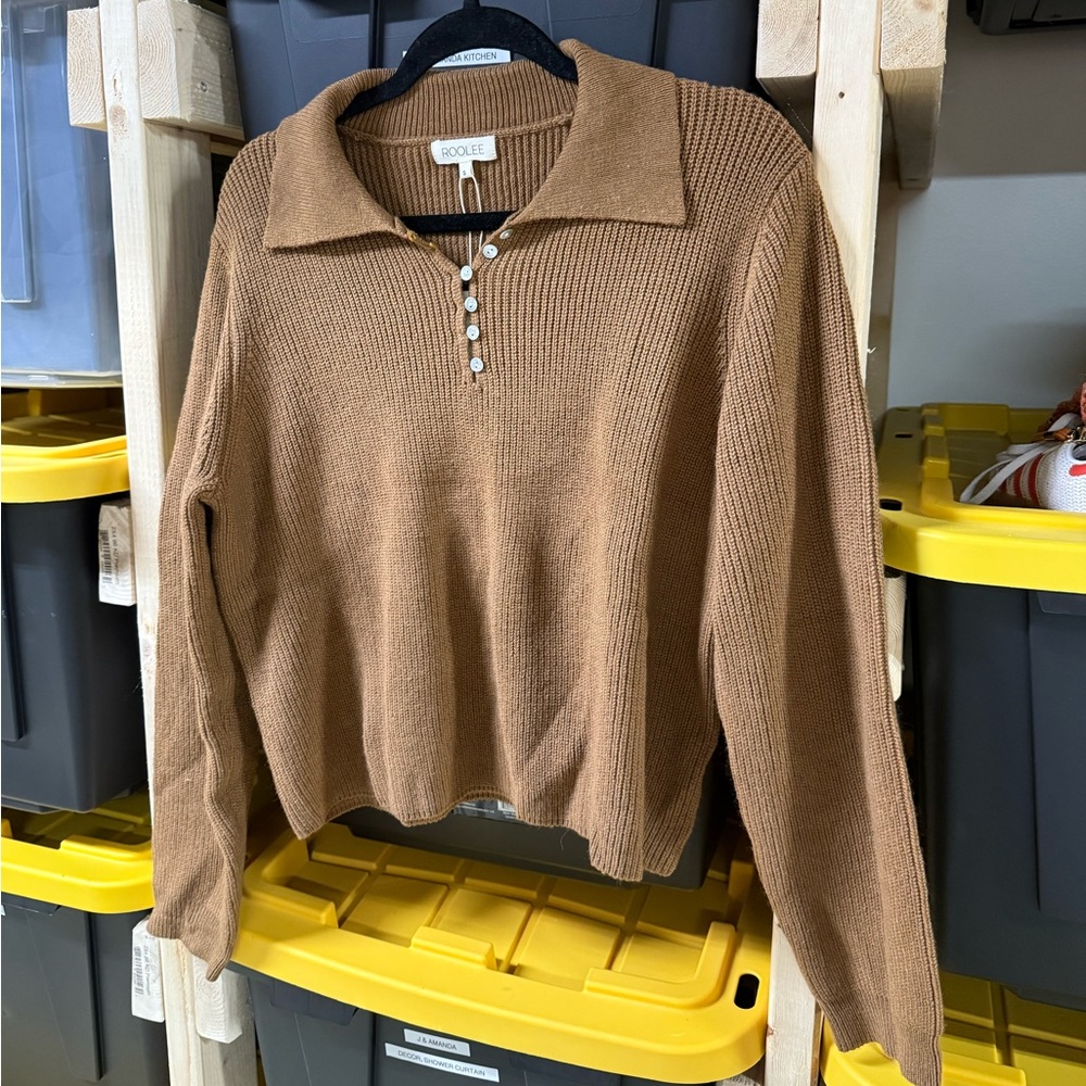Roolee button sweater
